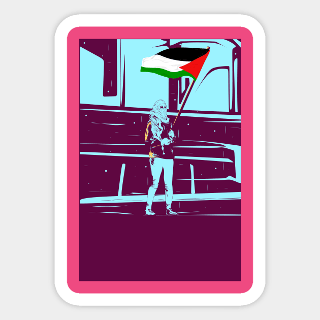 FREE PALESTINE VOL. 1 Sticker by skrsht